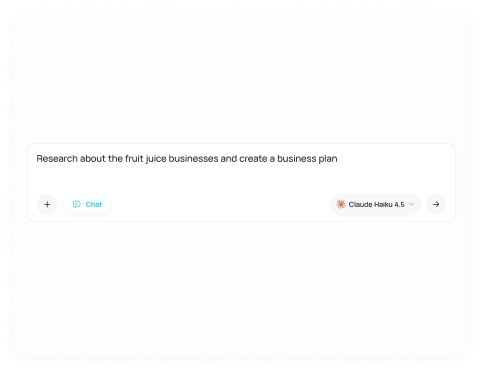 Type a question, upload a file, or start a voice chat