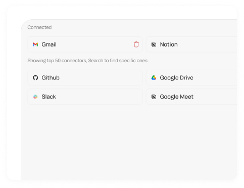 Your apps stay connected and in sync automatically